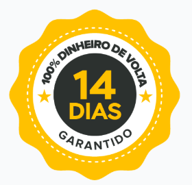 Selo de garantia de 14 dias — 100% dinheiro de volta